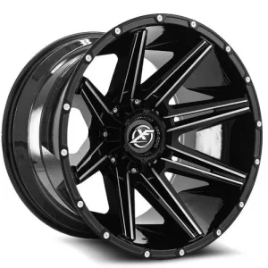 XF Off-Road – XF-220 – Black – 17″x9″ 0mm – Summer Wheels – XF-220179051271397-0GBML